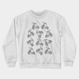 Unicorn Biker Club Crewneck Sweatshirt